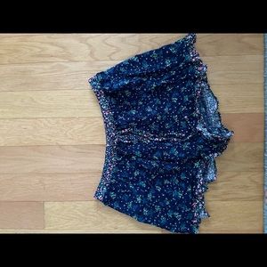 Soft floral shorts